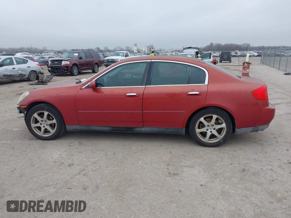 2003 Infiniti G35 w/Leather with VIN JNKCV51E33M306630, listed as a IAAI auction lot 41518649 with 173,087 mi miles. Bid and sale history available at carsss.com. Image 15.