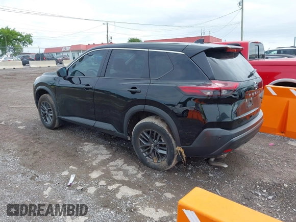 2021 Nissan Rogue S with VIN 5N1AT3AA2MC817507, listed as a IAAI auction lot 42534574 with 44,797 mi miles and . Bid and sale history available at DreamBid. Image 3.