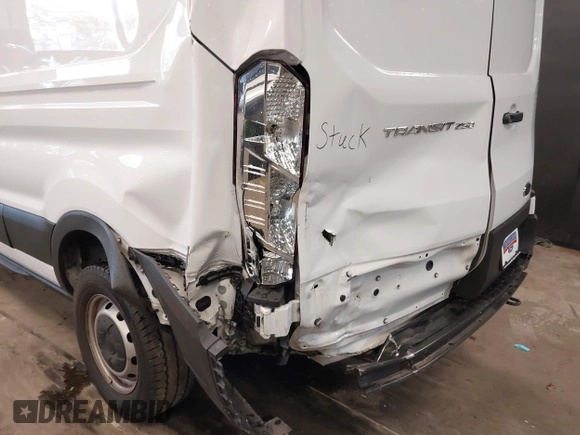 2023 Ford Transit Cargo with VIN 1FTBR1C86PKB37075, listed as a IAAI auction lot 41856721 with 20,540 mi miles. Bid and sale history available at carsss.com. Image 6.