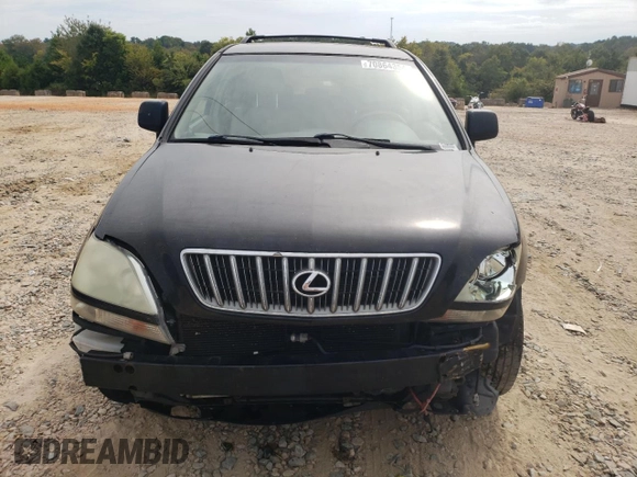 2002 Lexus RX 300 with VIN JTJHF10U320247975, listed as a Copart auction lot 70864354 with 0 mi miles and Salvage Title. Bid and sale history available at carsss.com. Image 5.