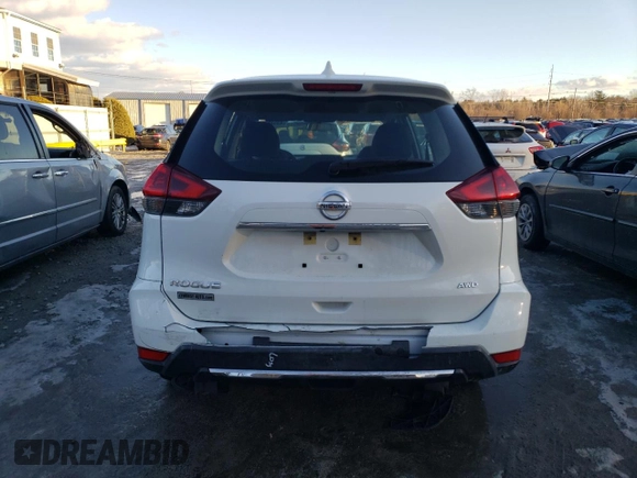 2018 Nissan Rogue SV with VIN KNMAT2MV3JP598221, listed as a Copart auction lot 43528715 with Not Provided miles and Salvage Title. Bid and sale history available at carsss.com. Image 6.