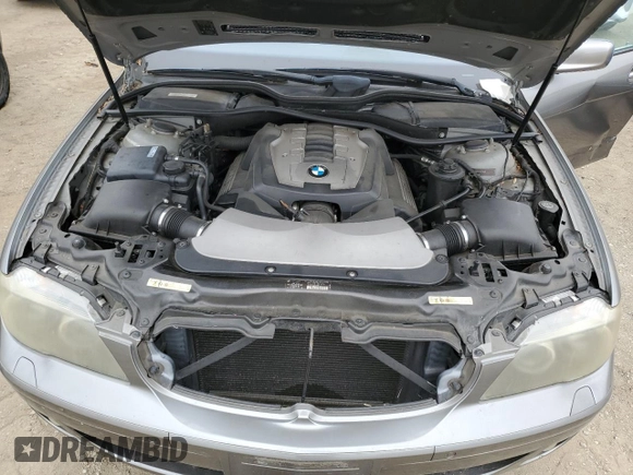 2007 BMW 7 Series 750i with VIN WBAHL83527DT09744, listed as a Copart auction lot 62309195 with 118,242 mi miles and Salvage title. Bid and sale history available at DreamBid. Image 11.