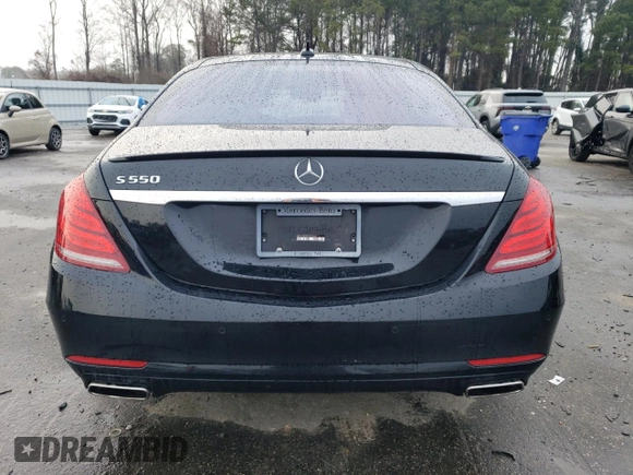 2017 Mercedes-Benz S 550 with VIN WDDUG8CB0HA322299, listed as a Copart auction lot 44049715 with 107,599 mi miles and Salvage Title. Bid and sale history available at carsss.com. Image 6.