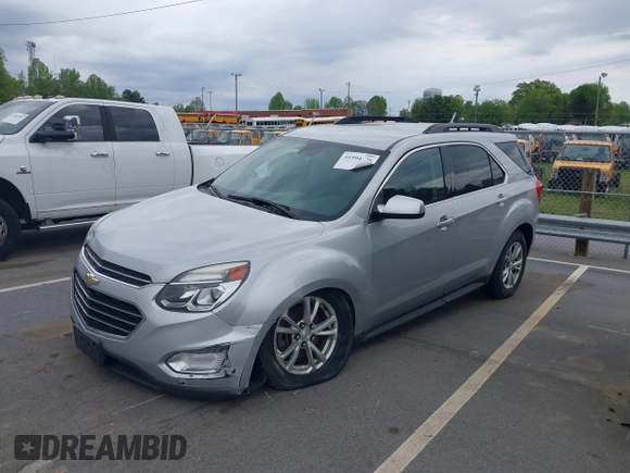 2016 Chevrolet Equinox LT with VIN 2GNFLFEK1G6223722, listed as a IAAI auction lot 41994636 with 116,039 mi miles and . Bid and sale history available at DreamBid. Image 2.