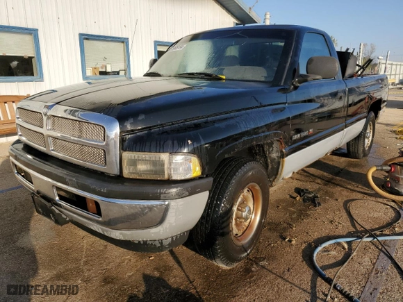 2001 Dodge Ram 1500 with VIN 1B7HC16Z21S719200, listed as a Copart auction lot 75506184 with 163,067 mi miles and Salvage Title. Bid and sale history available at carsss.com. Image 1.