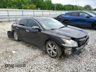 2012 Nissan Maxima SV with VIN 1N4AA5AP7CC854986, listed as a Copart auction lot 57579385 with Not provided miles and Salvage title. Bid and sale history available at DreamBid. Image 4.
