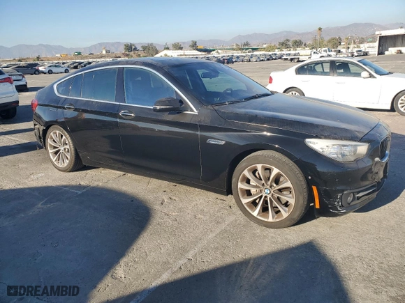 2016 BMW 5 Series Gran Turismo 535i with VIN WBA5M2C58GG499092, listed as a Copart auction lot 77889944 with 80,329 mi miles and Salvage Title. Bid and sale history available at carsss.com. Image 4.