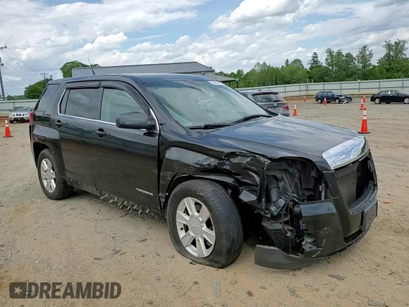 2011 GMC Terrain SLE-1 with VIN 2CTFLREC2B6330522, listed as a Copart auction lot 55458965 with 129,164 mi miles and Salvage title. Bid and sale history available at DreamBid. Image 14.