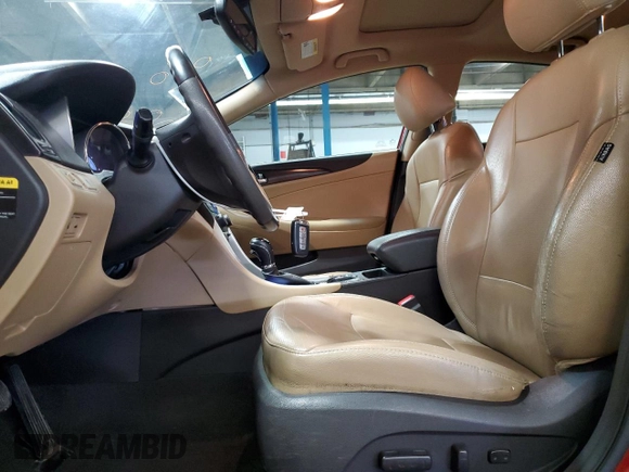 2013 Hyundai Sonata Limited with VIN 5NPEC4AC8DH614803, listed as a Copart auction lot 52021195 with 91,708 mi miles and Salvage Title. Bid and sale history available at DreamBid. Image 7.