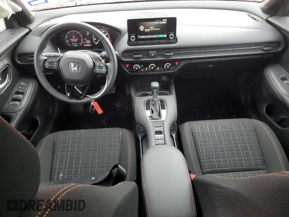 2024 Honda HR-V Sport with VIN 3CZRZ1H58RM756893, listed as a Copart auction lot 44939995 with 7,088 mi miles and Salvage Title. Bid and sale history available at DreamBid. Image 8.