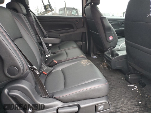 2023 Honda Odyssey Sport with VIN 5FNRL6H75PB076828, listed as a Copart auction lot 81777114 with 8,295 mi miles and Salvage Title. Bid and sale history available at carsss.com. Image 11.