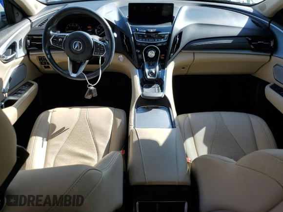 2021 Acura RDX Technology with VIN 5J8TC1H51ML016420, listed as a Copart auction lot 47013545 with 26,164 mi miles and Salvage title. Bid and sale history available at DreamBid. Image 8.