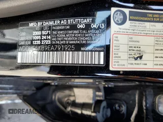 2014 Mercedes-Benz E 350 Sport с VIN WDDHF5KB9EA791925, выставлен на аукционе Copart как лот 54941775 с пробегом 49 636 миль миль и Списание • Salvage title. История ставок и продаж доступна на DreamBid. Изображение 13.