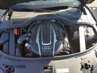 2015 Audi A8 L 4.0T with VIN WAU32AFD7FN041466, listed as a Copart auction lot 47211805 with 85,446 mi miles and Salvage Title. Bid and sale history available at carsss.com. Image 11.