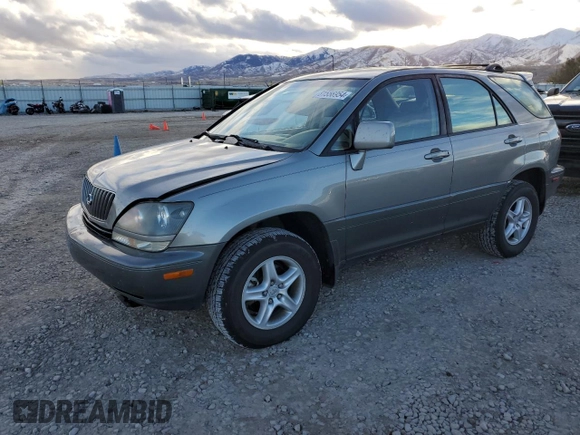 2000 Lexus RX 300 with VIN JT6HF10U4Y0121370, listed as a Copart auction lot 81556954 with 227,842 mi miles and Salvage Title. Bid and sale history available at carsss.com. Image 1.