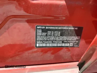 2020 BMW 2 Series 228i xDrive с VIN WBA73AK06L7F92346, выставлен на аукционе Copart как лот 60780065 с пробегом 41 716 миль миль и Списание • Salvage title. История ставок и продаж доступна на DreamBid. Изображение 12.