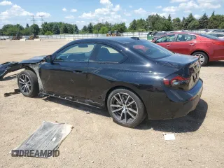 2024 BMW 2 Series 230i xDrive with VIN 3MW33CM0XR8E60430, listed as a Copart auction lot 62824715 with 8,308 mi miles and Salvage title. Bid and sale history available at DreamBid. Image 2.