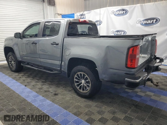 2021 Chevrolet Colorado 2WD Work Truck with VIN 1GCGSBEA8M1173111, listed as a Copart auction lot 55069915 with 95,665 mi miles and Clean title. Bid and sale history available at DreamBid. Image 2.