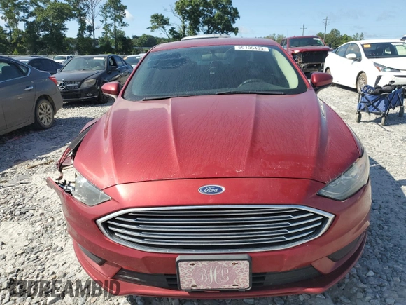 2017 Ford Fusion SE with VIN 3FA6P0H74HR138164, listed as a Copart auction lot 60105485 with 199,528 mi miles and Salvage title. Bid and sale history available at DreamBid. Image 5.
