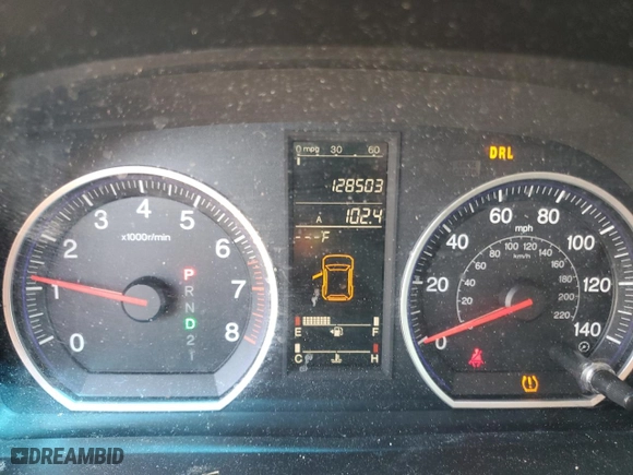 2007 Honda CR-V EX-L with VIN JHLRE38777C012458, listed as a Copart auction lot 50514055 with 128,503 mi miles and Salvage Title. Bid and sale history available at carsss.com. Image 9.