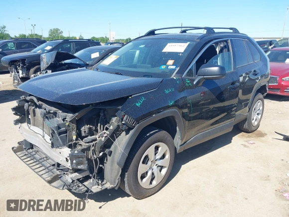 2020 Toyota RAV4 LE with VIN 2T3H1RFV6LW087846, listed as a IAAI auction lot 41957562 with 121,467 mi miles and . Bid and sale history available at DreamBid. Image 2.
