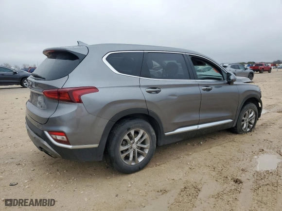 2019 Hyundai Santa Fe SEL with VIN 5NMS33AD0KH055473, listed as a Copart auction lot 45089505 with 111,875 mi miles and Salvage Title. Bid and sale history available at carsss.com. Image 3.