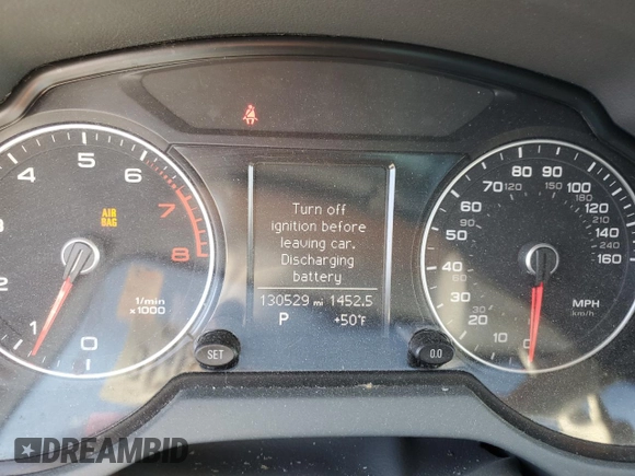 2013 Audi Q5 Premium with VIN WA1CFAFPXDA064787, listed as a Copart auction lot 89256705 with 130,529 mi miles and Salvage Title. Bid and sale history available at carsss.com. Image 9.