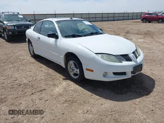 2005 Pontiac Sunfire with VIN 3G2JB12F35S145401, listed as a IAAI auction lot 41865366 with 151,633 mi miles. Bid and sale history available at carsss.com. Image 1.