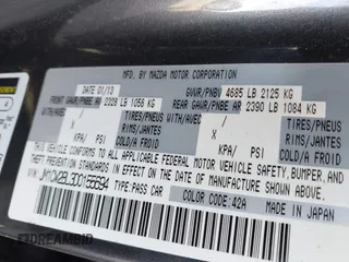 2013 Mazda 5 Sport z VIN JM1CW2BL3D0155694, wystawiony jako IAAI lot #41641169 z przebiegiem Nie podano mil oraz . Historia ofert i sprzedaży dostępna na DreamBid. Obrazek 9.