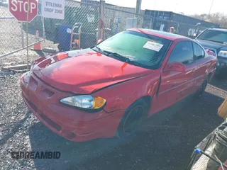 2000 Pontiac Grand Am GT with VIN 1G2NW12E2YM806353, listed as a IAAI auction lot 41803280 with 195,247 mi miles. Bid and sale history available at carsss.com. Image 2.