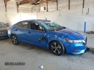2021 Nissan Sentra SV z VIN 3N1AB8CV9MY304320, wystawiony jako Copart lot #62457835 z przebiegiem 75 602 mil mil oraz Szkoda całkowita • Salvage title. Historia ofert i sprzedaży dostępna na DreamBid. Obrazek 4.