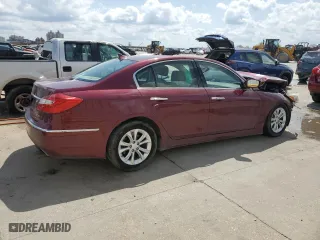 2012 Hyundai Genesis 3.8L with VIN KMHGC4DD6CU191703, listed as a Copart auction lot 49136525 with 0 mi miles and Salvage Title. Bid and sale history available at carsss.com. Image 3.
