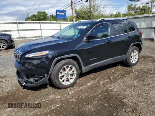 2018 Jeep Cherokee Latitude Plus with VIN 1C4PJMLX7JD502235, listed as a Copart auction lot 58185365 with 53,963 mi miles and Salvage title. Bid and sale history available at DreamBid. Image 1.