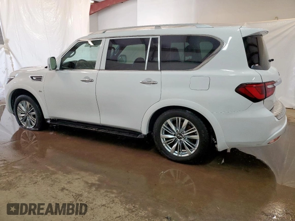 2018 Infiniti QX80 with VIN JN8AZ2NE8J9195292, listed as a Copart auction lot 61045735 with 92,567 mi miles and Clean title. Bid and sale history available at DreamBid. Image 2.