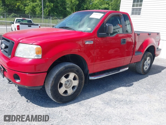 2007 Ford F-150 STX with VIN 1FTRF04W97KC14763, listed as a IAAI auction lot 42566587 with 120,200 mi miles and . Bid and sale history available at DreamBid. Image 2.