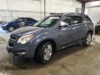 2013 Chevrolet Equinox LTZ with VIN 2GNFLGE34D6207136, listed as a Copart auction lot 47862685 with 124,654 mi miles and Salvage Title. Bid and sale history available at carsss.com. Image 1.