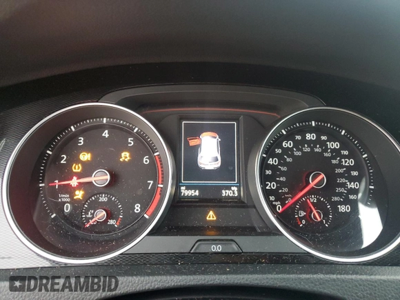 2016 Volkswagen GTI S with VIN 3VWY47AU0GM003440, listed as a Copart auction lot 51053775 with 79,954 mi miles and Salvage Title. Bid and sale history available at DreamBid. Image 9.