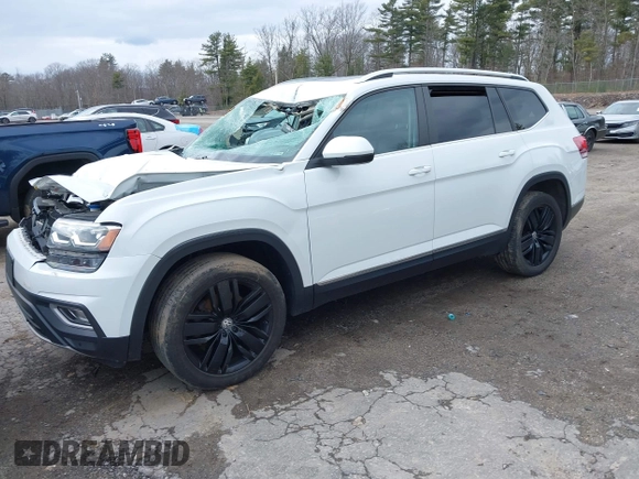 2019 Volkswagen Atlas SEL with VIN 1V2MR2CAXKC594264, listed as a IAAI auction lot 41872023 with 60,807 mi miles and . Bid and sale history available at DreamBid. Image 23.