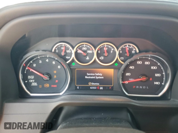 2021 Chevrolet Silverado 1500 LTZ with VIN 1GCUYGED1MZ429423, listed as a Copart auction lot 83091894 with 62,322 mi miles and Clean Title. Bid and sale history available at DreamBid. Image 9.