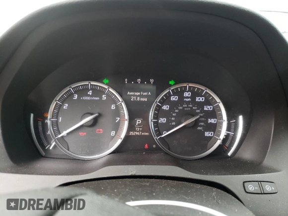 2016 Acura MDX w/Tech with VIN 5FRYD4H47GB021847, listed as a Copart auction lot 73640213 with 252,967 mi miles. Bid and sale history available at carsss.com. Image 9.