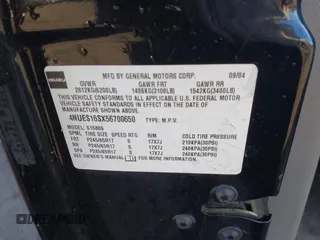 2005 Isuzu Ascender S с VIN 4NUES16SX56700650, выставлен на аукционе IAAI как лот 41440691 с пробегом 173 296 миль миль и . История ставок и продаж доступна на DreamBid. Изображение 9.