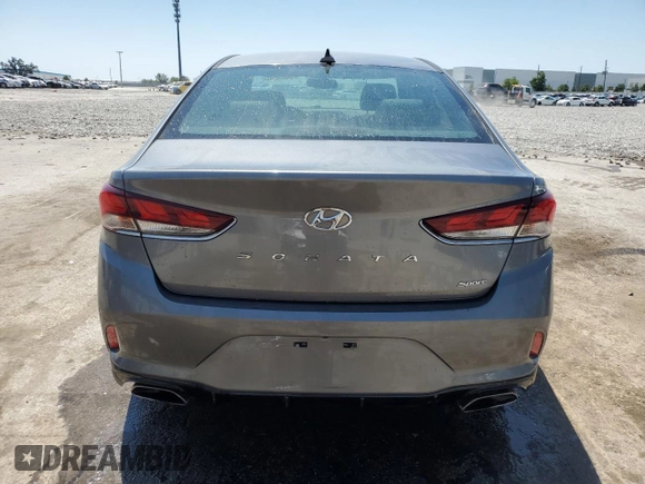 2018 Hyundai Sonata Limited with VIN 5NPE34AFXJH692361, listed as a Copart auction lot 52628605 with 56,220 mi miles and Salvage Title. Bid and sale history available at carsss.com. Image 6.