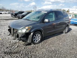 2007 Nissan Quest SL with VIN 5N1BV28U07N140913, listed as a Copart auction lot 49045225 with 185,961 mi miles and Salvage Title. Bid and sale history available at carsss.com. Image 1.