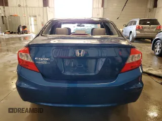 2012 Honda Civic EX with VIN 19XFB2F89CE029795, listed as a Copart auction lot 55648145 with 131,769 mi miles and Non Repairable. Bid and sale history available at DreamBid. Image 6.