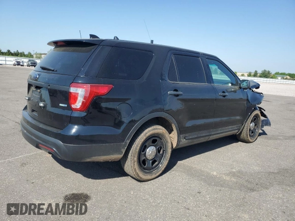 2017 Ford Police Interceptor Utility z VIN 1FM5K8ARXHGB93669, wystawiony jako Copart lot #54293295 z przebiegiem 93 591 mil mil oraz Szkody całkowita. Historia ofert i sprzedaży dostępna na DreamBid. Obrazek 3.