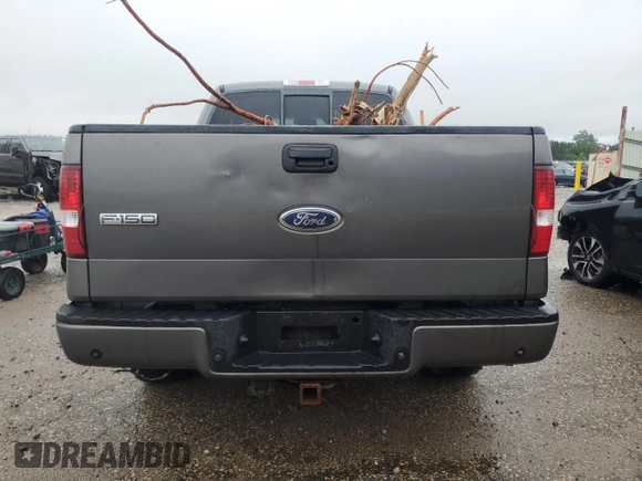 2005 Ford F-150 XLT with VIN 1FTPX145X5FA35252, listed as a Copart auction lot 59336575 with 234,398 mi miles and Salvage title. Bid and sale history available at DreamBid. Image 6.