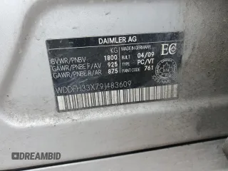 2009 Mercedes-Benz B Electric Drive with VIN WDDFH33X79J483609, listed as a Copart auction lot 51264345 with 103,390 mi miles and Clean Title. Bid and sale history available at DreamBid. Image 12.