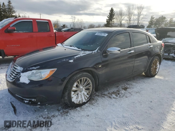 2012 Chrysler 200 Limited with VIN 1C3CCBCG9CN234500, listed as a Copart auction lot 45309775 with 271,549 mi miles and Clean Title. Bid and sale history available at DreamBid. Image 1.