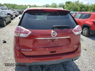 2015 Nissan Rogue SV with VIN KNMAT2MT9FP557680, listed as a Copart auction lot 53566195 with 72,907 mi miles and Salvage Title. Bid and sale history available at DreamBid. Image 6.