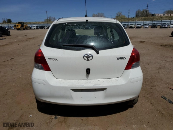 2010 Toyota Yaris with VIN JTDJT4K3XA5322238, listed as a Copart auction lot 52550395 with 107,803 mi miles and Clean Title. Bid and sale history available at carsss.com. Image 6.